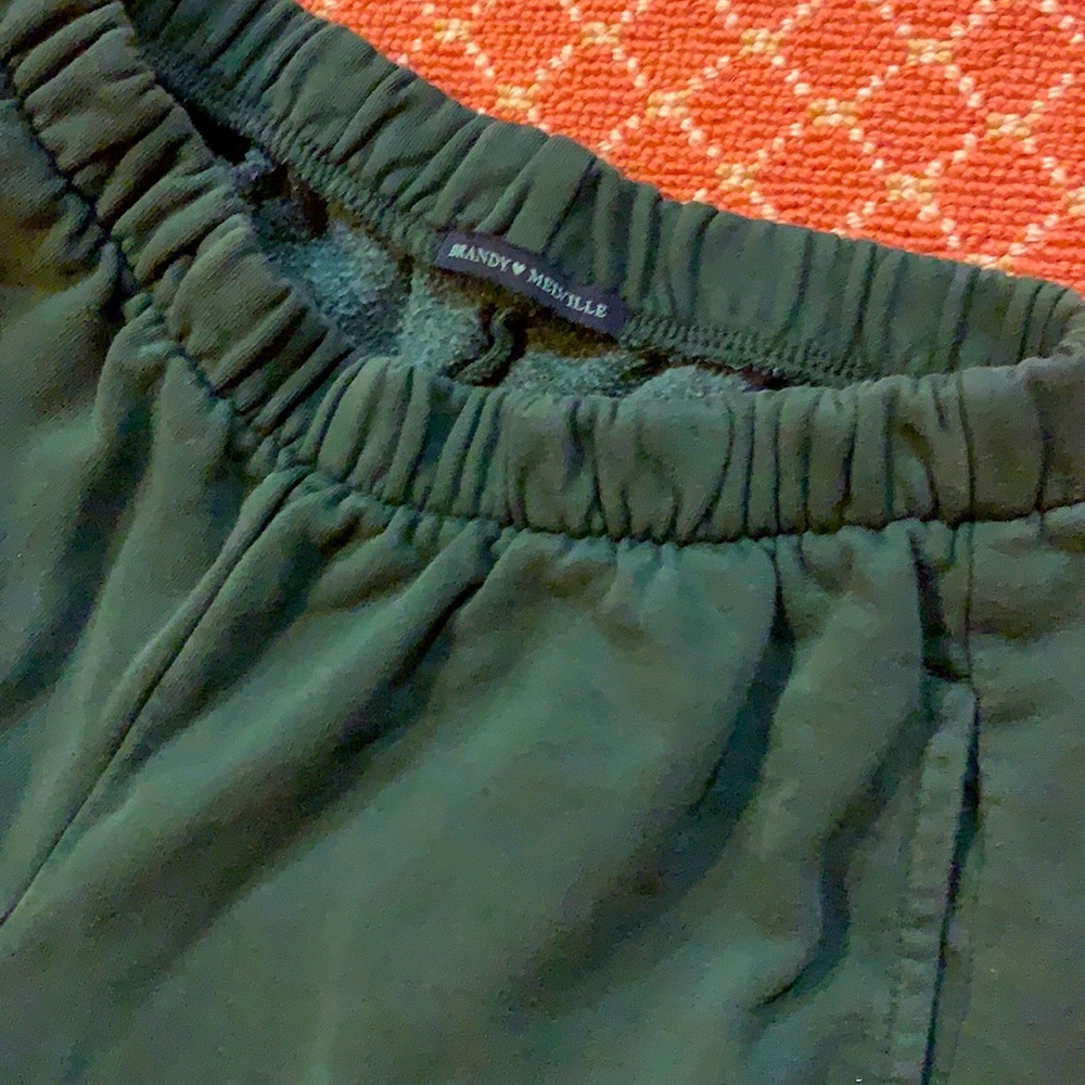 brandy melville green sweatpants